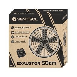 Exaustor Comercial 50cm 1/4cv Ventisol Premium 220v - 4