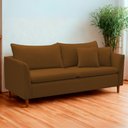 Ver imagem 1 de Sofá Living Kassia 2 Lugares 1,64m Linho Terracota Lansofbr