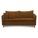 Ver imagem 2 de Sofá Living Kassia 2 Lugares 1,64m Linho Terracota Lansofbr