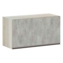 Ver imagem 1 de Armário Basculante 70cm 1 Porta Legno Crema C/Concreto