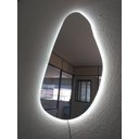 Ver imagem 4 de Espelho orgânico iluminado com led frio 43x76cm TOUCH