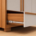 Ver imagem 5 de Guarda-Roupa Casal 100% MDF 6 Portas 3 Gavetas NT6035 Freijo / Off Notável Móveis