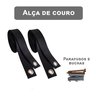 Kit 3 Prateleiras Branca em Mdf 80x15cm com Alça Preta - 3