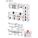 Ver imagem 5 de Cozinha Completa 5 Peças com Armário e Balcão Mp3713 Veneza Gb Preta