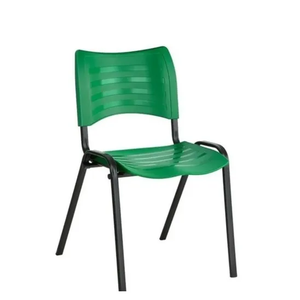 Kit 6 Cadeiras Plásticas 04 Pés Verde - 2025