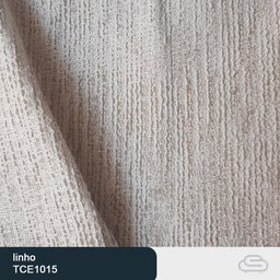 Poltrona Giratória 122cm Mercy Pu Caramelo | Linho Off White com Bege - Sallar Home - 4
