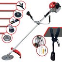 Ver imagem 1 de Roçadeira Lateral Anmax Cg520p 2,2hp 10000rpm 52cc C/ Carretel + Facas 2p + 3p + 40d + 80d