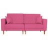 Sofá 03 Lugares Living Ponza Sintético Cor Pink - 4
