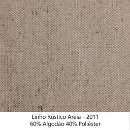 Kit 2 Poltronas Decorativas Retro Polo Linho Areia Ezz Areia - 10