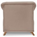Ver imagem 5 de Kit 2 Poltronas Decorativas Retro Polo Linho Areia Ezz Areia