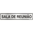 Ver imagem 1 de Placa de Alumínio Auto-adesiva 5x25cm Sala de Reunião - 100 Ax - Sinalize Placa Auto-ades.5x25cm(sal