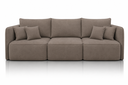 Ver imagem 1 de Sofá Modular Búzios - Conforto, Versatilidade e Design Contemporâneo:Veludo Marrom/2,60 sem Chaise