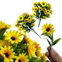 Ver imagem 3 de 7 Plantas Flor Margarida Artificial Decoração Casa Artesanato Atacado Lembrancinha Realista de Festa