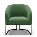 Ver imagem 5 de Cadeira Sala de Jantar Base Industrial Preto Stella Suede D03 - D’Rossi