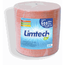 Ver imagem 1 de Pano Multiuso Limtech - 23cm X 240m - 600 Folhas - 35g/m² - Laranja