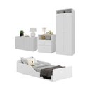 Ver imagem 1 de Quarto Infantil Completo C/ Minicama e Mesa Cabeceira Multimóveis Mp4204 Branco