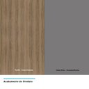Ver imagem 5 de Armário Aéreo 120cm 1 Porta Basculante com Nichos Isa Luciane Móveis
