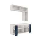 Ver imagem 3 de Conjunto para Banheiro Kappesberg Celeste 7 Peças Branco/azul 160cm
