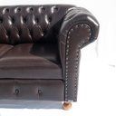 Ver imagem 3 de Namoradeira Luiz XV Chesterfield Capitone Corano Cafe