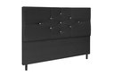 Ver imagem 1 de Cabeceira Camboriu Preto Estofada para Cama Box Solteiro 94cm Quarto Luxo Jbe Móveis