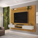 Ver imagem 3 de Painel para tv até 75 com 2,23 x 1,75cm Ragusa - ÉdeCasaMóveis