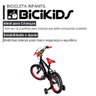 Bicicleta Infantil Menino Aro 16 com Rodinhas Freio V-brake Bicikids Preto - 2