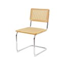 Ver imagem 2 de Kit 2 Cadeiras de Jantar Cesca sem Braço Cor Madeira Natural Base Aço Cromado