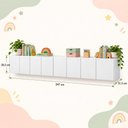 Ver imagem 6 de Kit Balcão Multiuso Suspenso Escolar com 8 Portas 247cm Multimóveis MP6113 Branco