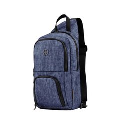 Mochila transversal dois compartimentos Lifestyle Wenger Azul - 2