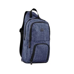 Mochila transversal dois compartimentos Lifestyle Wenger Azul - 3