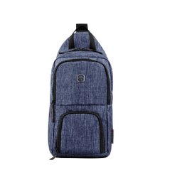 Mochila transversal dois compartimentos Lifestyle Wenger Azul - 4