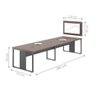 Mesa de Reunião Office 360cm com Caixas para Tomadas e Passa Fios Time Mexico - 4