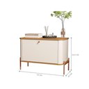 Ver imagem 3 de Conjunto Mesa de Cabeceira Albania Off White Nature Bronze