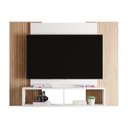 Ver imagem 2 de Painel para Tv até 42 Polegadas com Nichos Gaia - Branco / Cinamomo