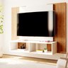 Painel para Tv até 42 Polegadas com Nichos Gaia - Branco / Cinamomo - 1