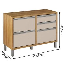 Cozinha Completa 5 Pecas 8 Portas Jade - 12 Cozinha Completa 5 Pecas 8 Portas Jade - 12