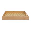 Ver imagem 4 de Bandeja de Bambu e Palhinha 39cm x 28cm x 5cm - Hauskraft