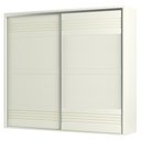Ver imagem 1 de Guarda Roupa Casal 267cm 2 Portas de Correr 100% MDF TW603 Off White - Dalla Costa