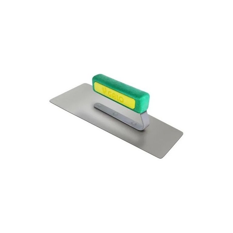 Desempenadeira Aço Inox Marmorato 8x10x24cm - Galo 308/00