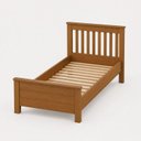 Ver imagem 2 de Cama de Solteiro de Madeira Maciça Ecoconfort - Amêndoa