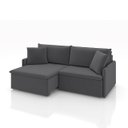 Ver imagem 2 de Sofá City - Veludo Grafite