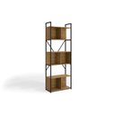 Ver imagem 1 de Estante P-sala Industrial Alta Li014 C- 6 Nichos 72x202cm Freijo-preto - Kappesberg