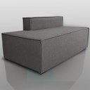 Ver imagem 5 de Sofá Ilha Pequeno Decorativo de Luxo Moderno Reforçado Linho Mileto