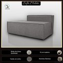 Ver imagem 3 de Sofá Ilha Pequeno Decorativo de Luxo Moderno Reforçado Linho Mileto