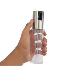 kit 4 Spray Pulverizador Borrifador Dosador Para Azeite Vinagre Frasco De Vidro Acabamento Aço Inoxi - 3