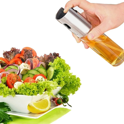 kit 4 Spray Pulverizador Borrifador Dosador Para Azeite Vinagre Frasco De Vidro Acabamento Aço Inoxi - 6