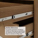 Ver imagem 6 de Guarda Roupas Modulado de Canto Diagonal 3 Peças com 5 Portas e 4 Gavetas Paris Luciane Móveis