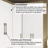 Guarda Roupas Modulado de Canto Diagonal 3 Peças com 5 Portas e 4 Gavetas Paris Luciane Móveis - 5