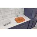 Ver imagem 2 de Tanque Tramontina Hera Compact 19 Litros em Aço Inox Acetinado 40x35 Cm com Tábua de Madeira