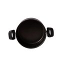 Ver imagem 2 de Panela Caçarola para Cozinha Avulsa Teflon C/ Tampa De Vidro Nº 18 Preto